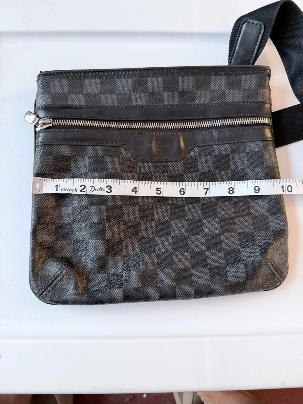 Louis Vuitton Black Damier Crossbody Shoulder Bag